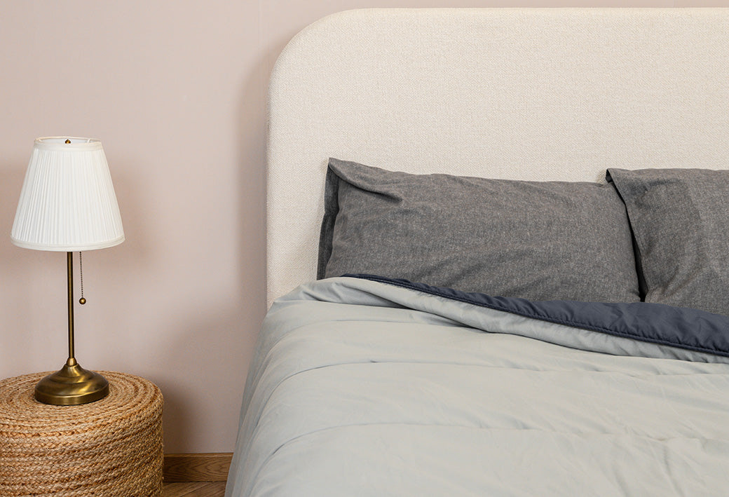 Edredão sem capa bicolor