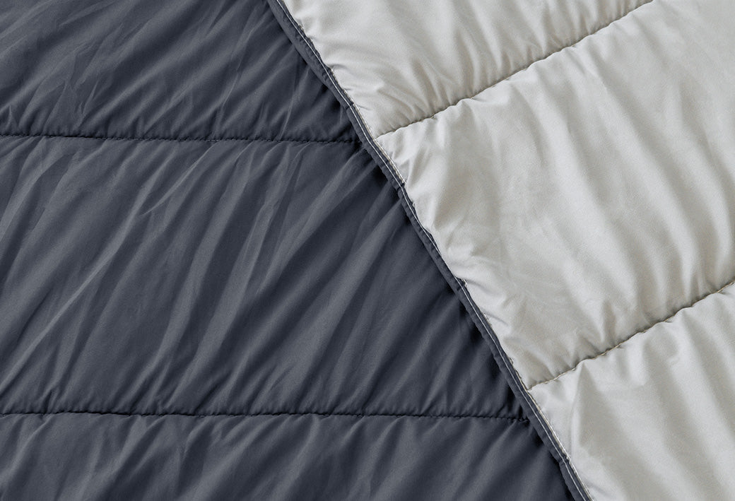 Edredão sem capa bicolor