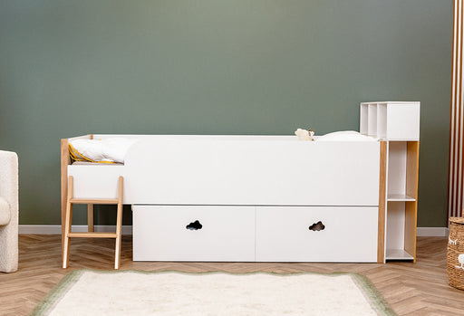 2 gavetas de arrumação, Com cabeceira