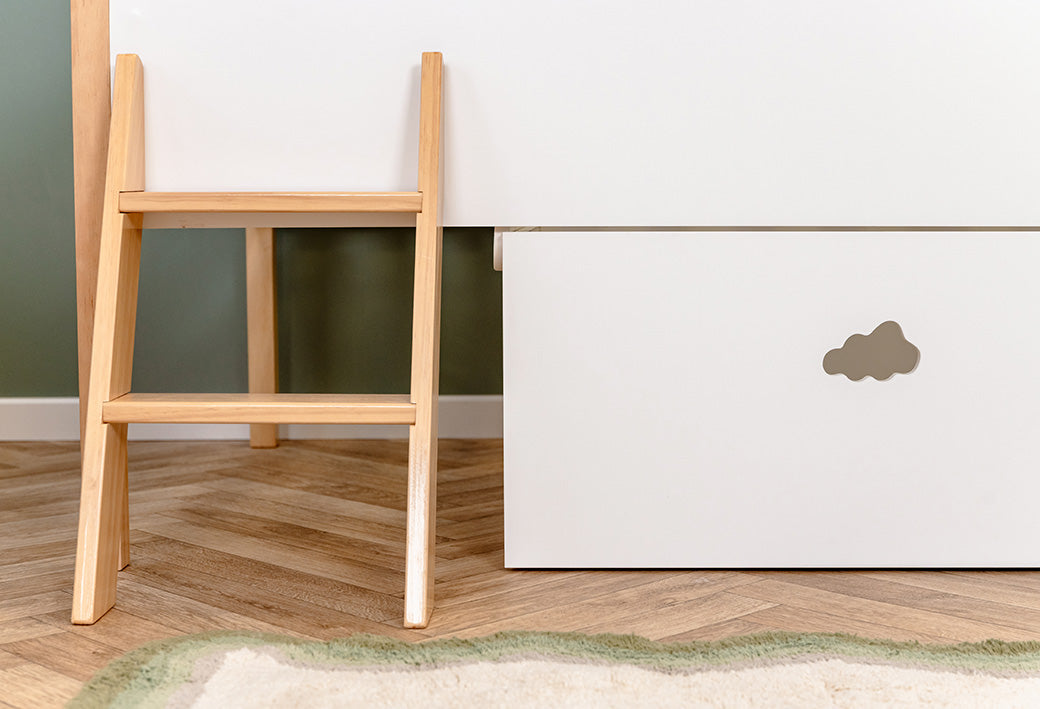 2 gavetas de arrumação, Sem cabeceira