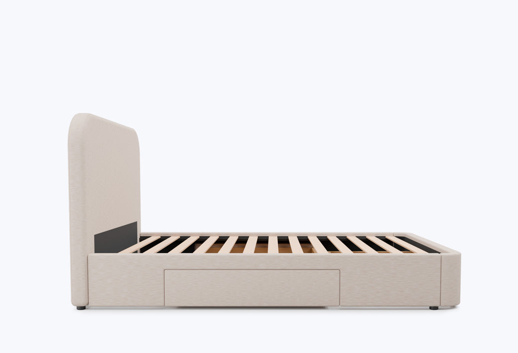 1 gaveta grande à frente e 2 laterais